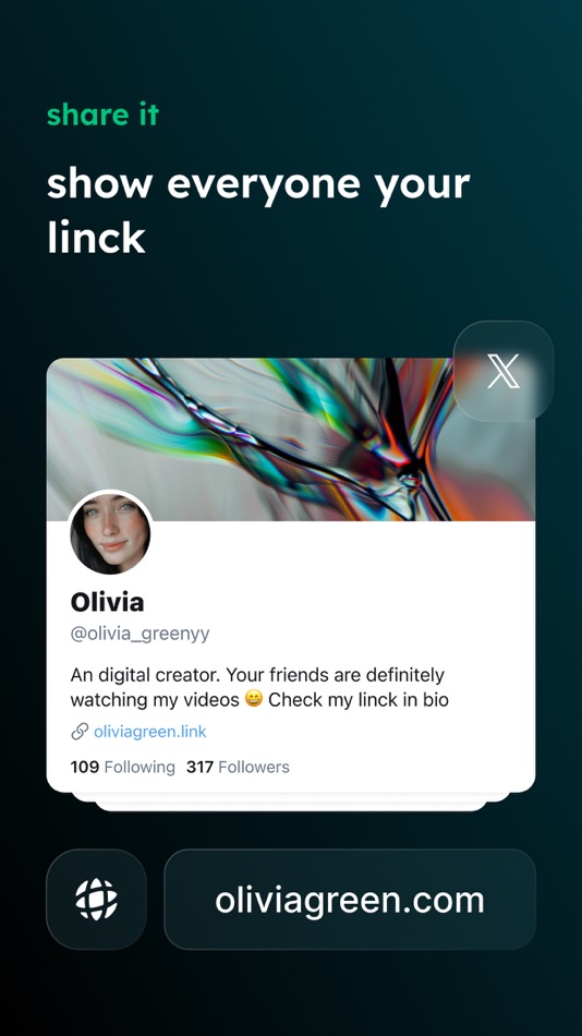#6. Linck: Link in Bio with Domain (iOS) 由: Andelek