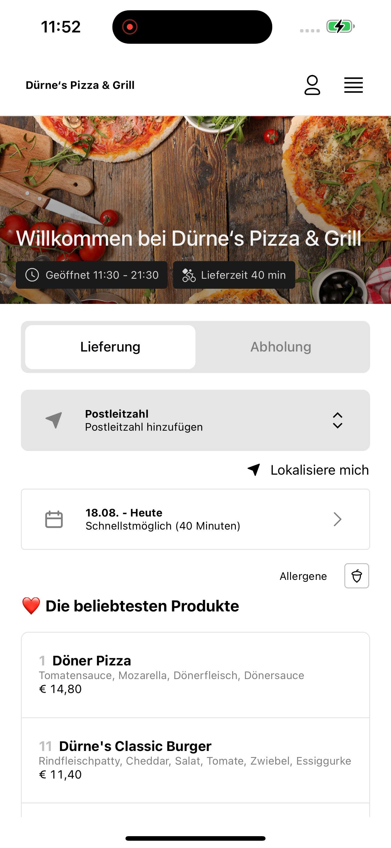 Dürne‘s Pizza & Grill screenshot 5