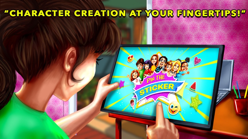 #1. Pin The Sticker: Get Creative! (iOS) 由: Revolution Games Private Limited