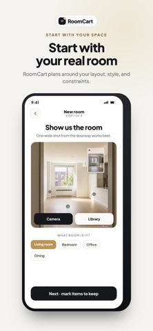 RoomCart AI iPhone screenshot