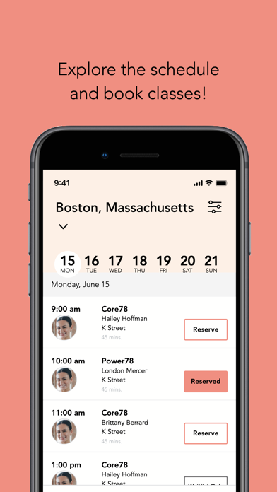Screenshot 3 of Studio78 Boston App