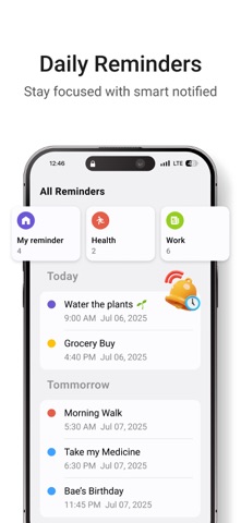 Reminder : ToDo List & Planner iPhone screenshot