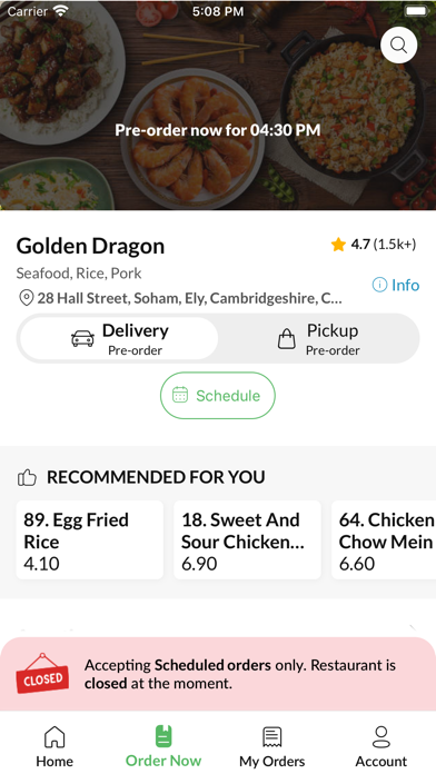 Golden Dragon, Screenshot