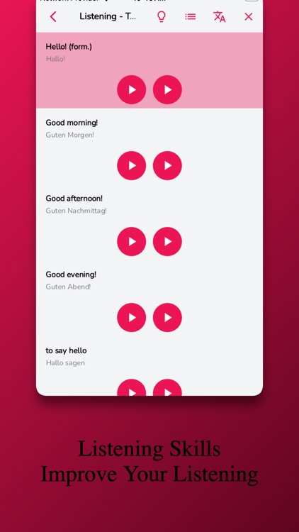 Learn German Language Phrases screenshot-4