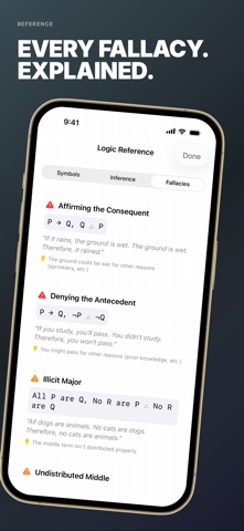 Philosophy Help AI: Logic IQ iPhone screenshot