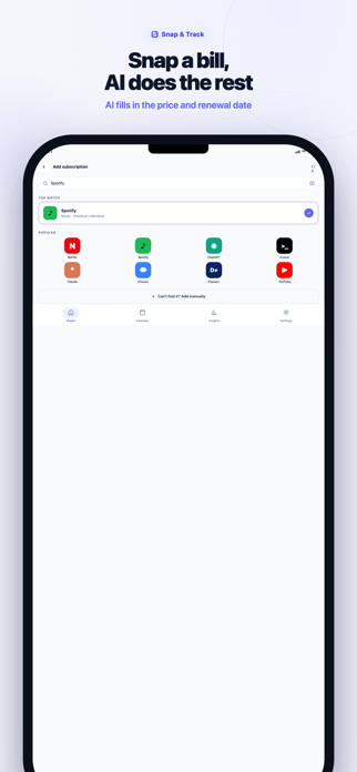 Subly: Subscription Assistant Screenshot 3 of 6