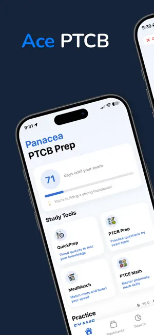 Panacea: PTCB Prep PTCE 2026 screenshot 1