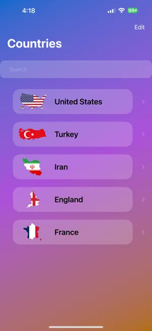 World Guide App screenshot 2