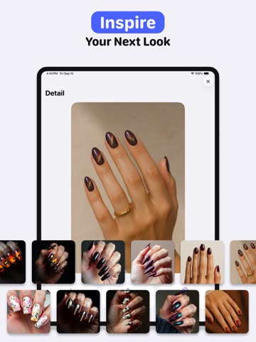 AI Nail Design Generator: Mani iPad screenshot