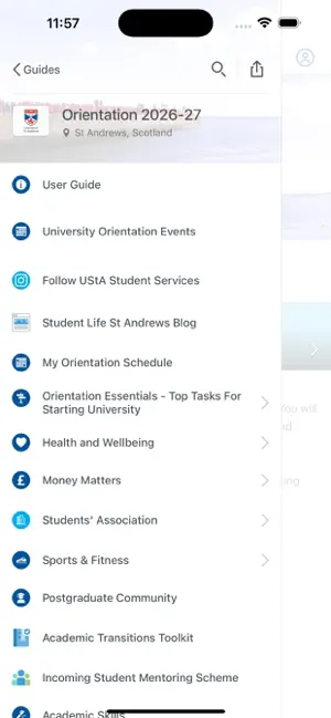 University of St Andrews screenshot 2
