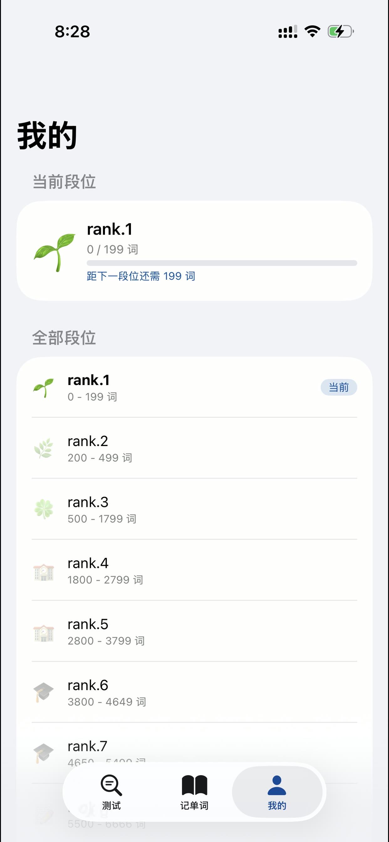 Screenshot 8 of French Vocab Test