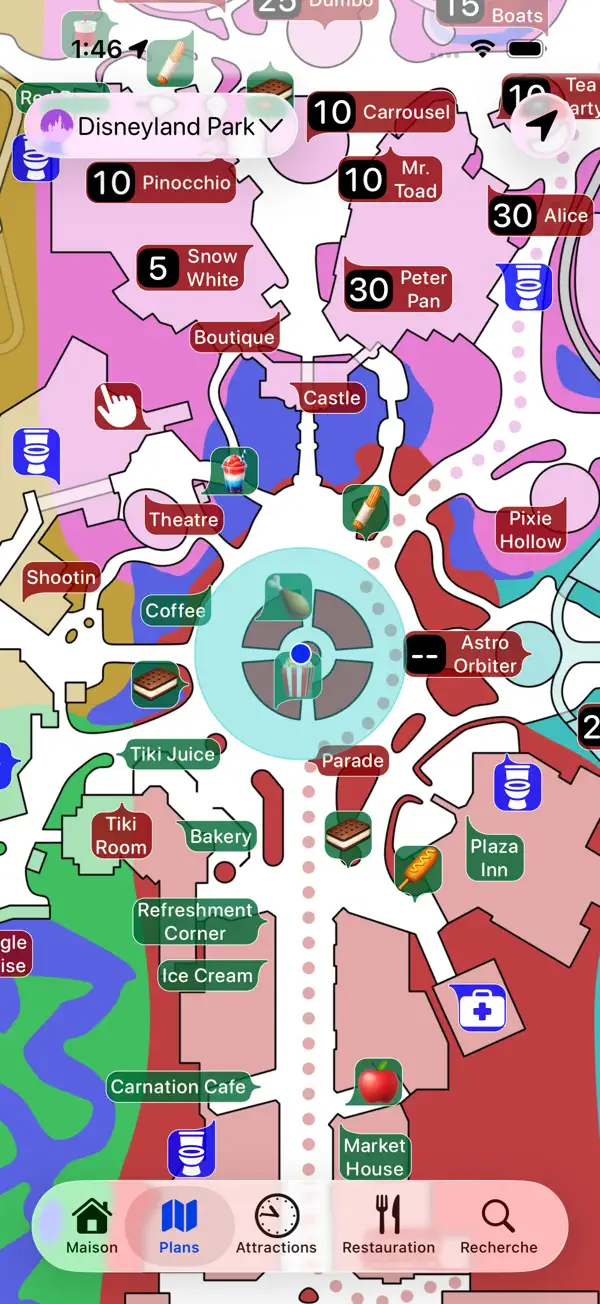 Screenshot #2 pour Magic Guide for Disneyland