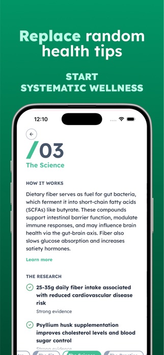 Protocol: Health & Longevity Screenshot 6 of 6