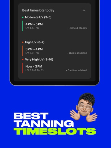 SunKiss Tracker: UV & Tanning ipad screenshot 3