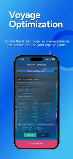 Captura de pantalla de SeaNavigator Mobile en iPhone 5