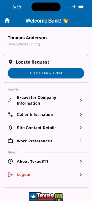 Texas811 Mobile screenshot 2