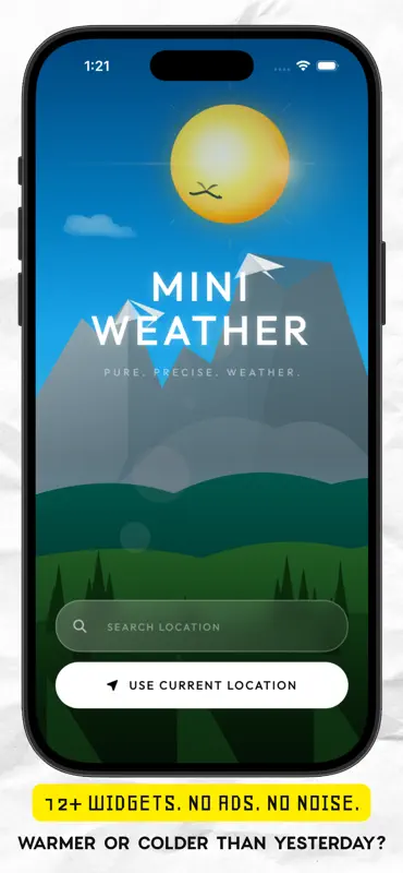 Mini Weather: Cold or Warm screenshot 1 of 8