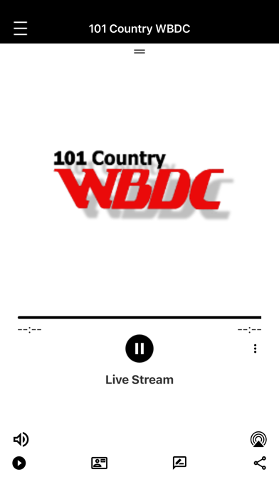 101 Country WBDC iPhone screenshot 1 - Entertainment app