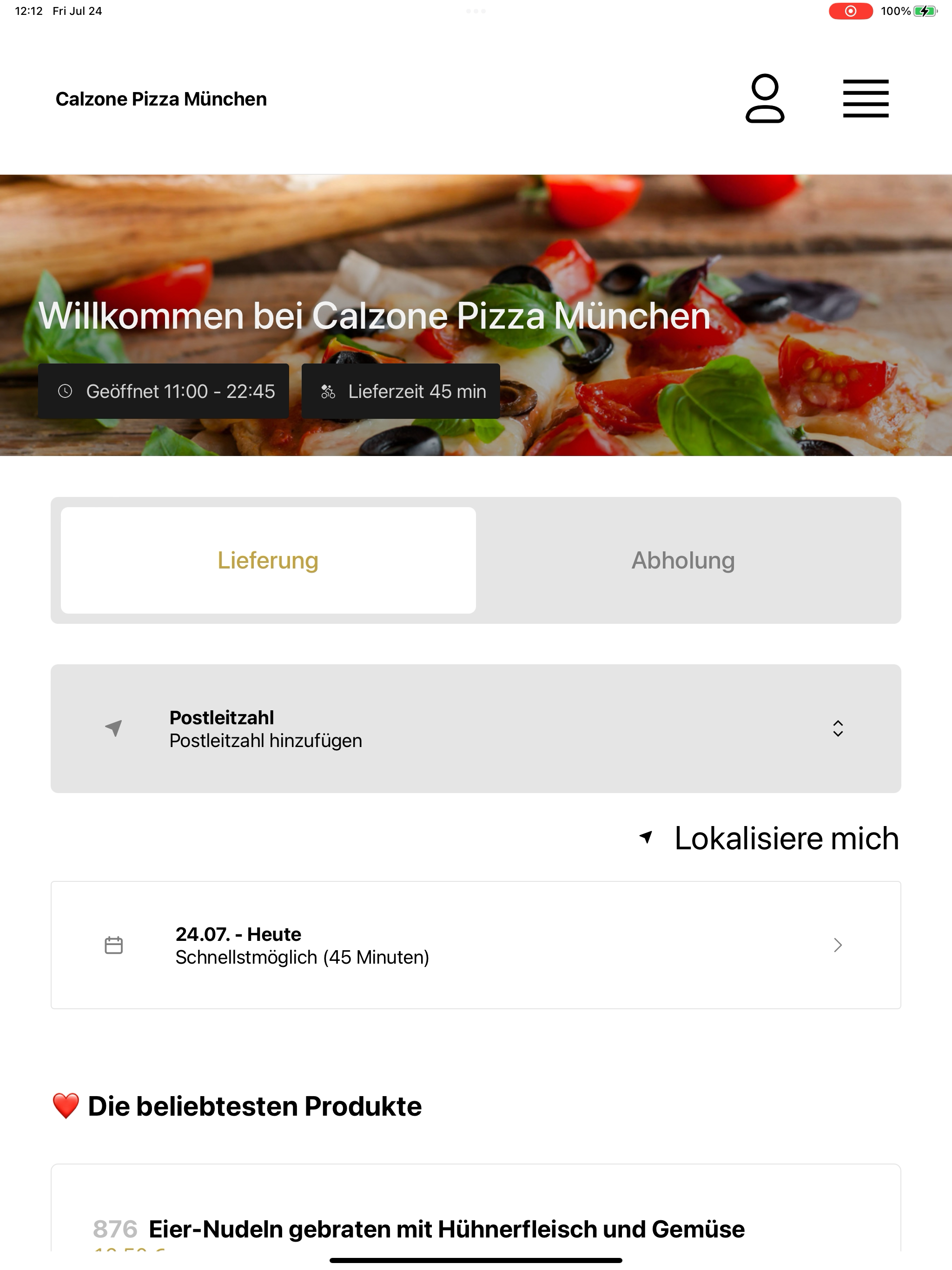 Calzone Schwabing screenshot 13