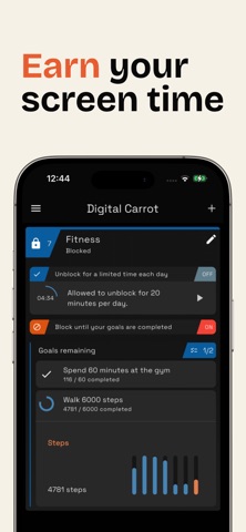 Digital Carrot Focus & Goals screenshot