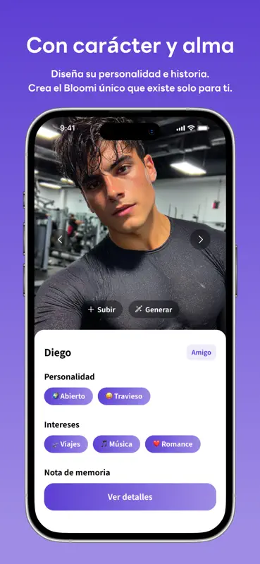 Bloomi: Tu IA·Chat·Selfies screenshot 5 of 6