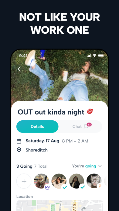 Howbout: social calendar Screenshot