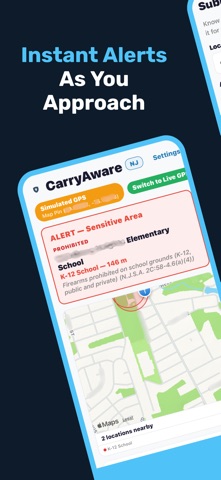 Carry-Aware iPhone screenshot
