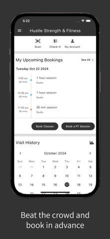 Hustle Strength & Fitness iPhone screenshot