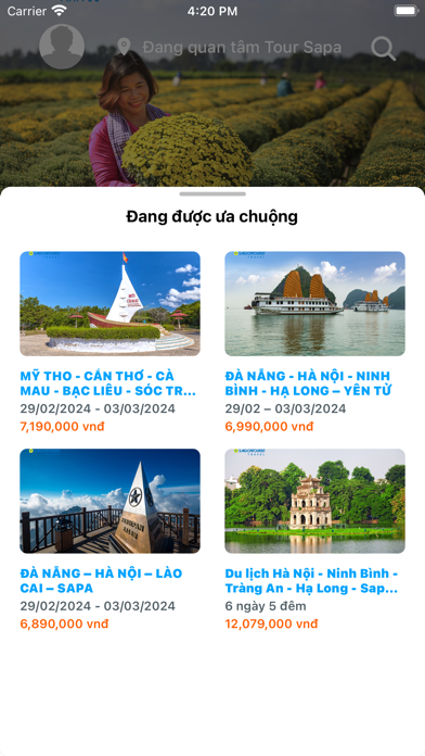 Saigontourist Travel Screenshot