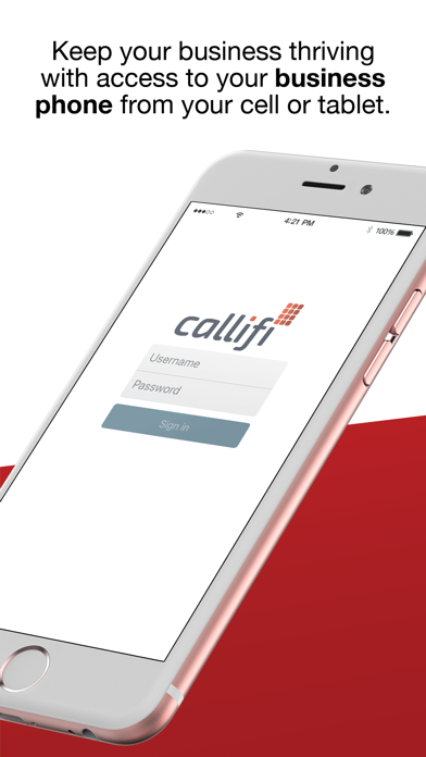 Callifi Business Phone Screenshot