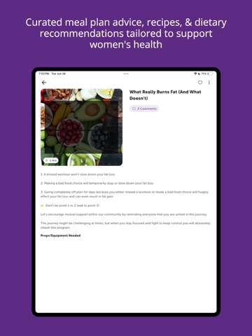 Elate: Women's Weight Loss 40+ iPad screenshot