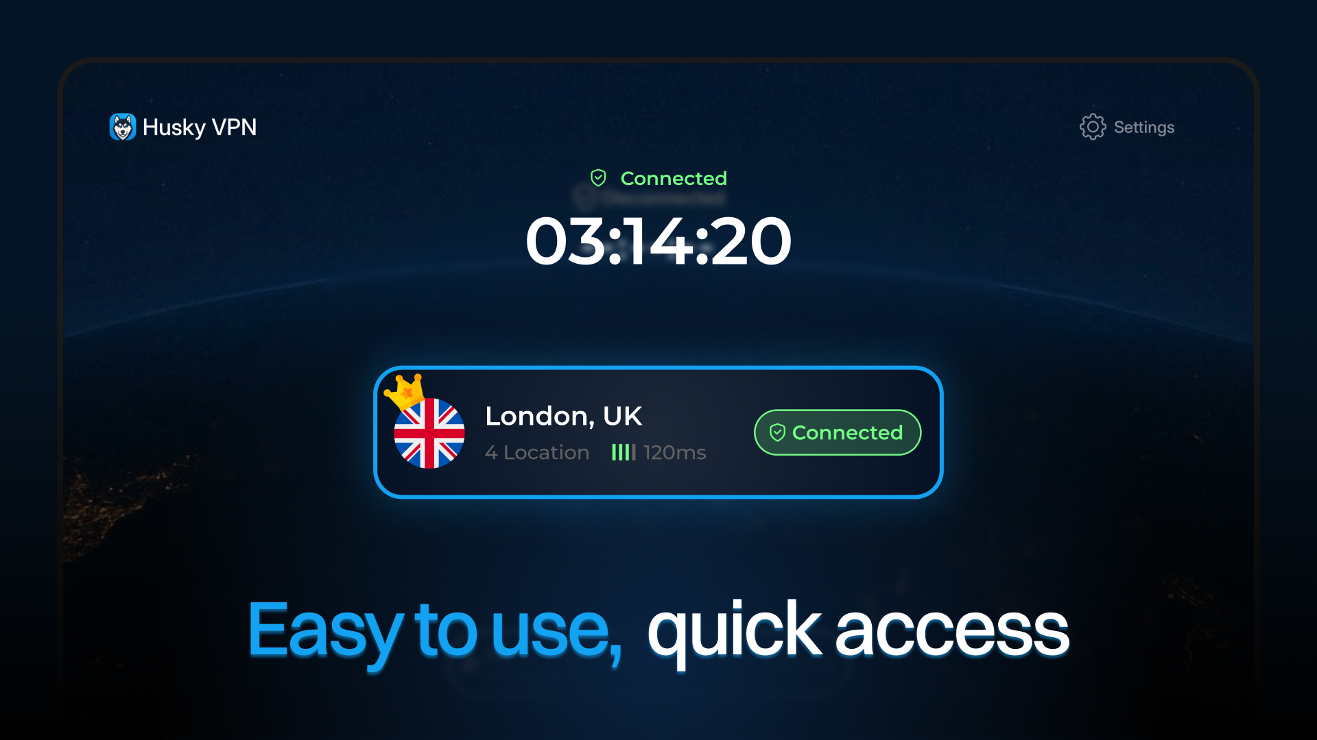 Husky VPN - Go Borderless