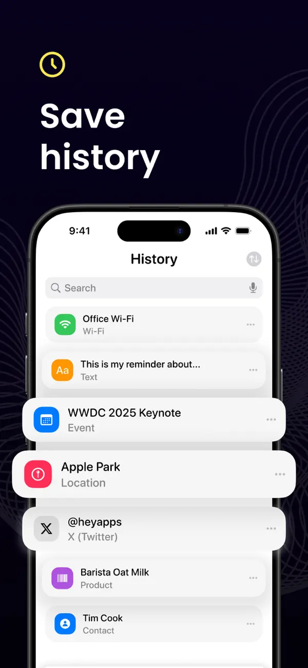 #6. QR Code Reader · Barcode Maker (iOS) Göre: Hey Apps