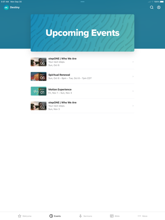 Screenshot #5 pour Destiny Worship Center