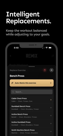 Remix Training: Smart Workouts Screenshot 4 of 8