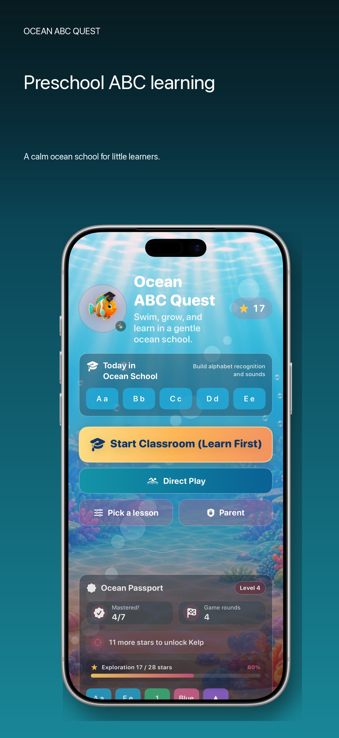 Screenshot 1 of Preschool ABC & Math Games