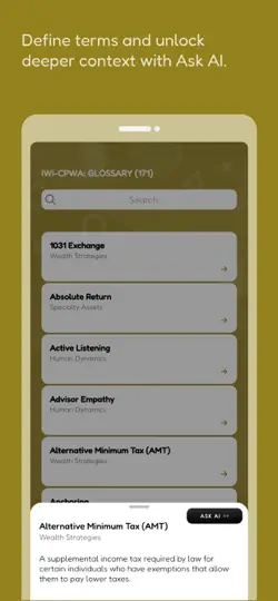 IWI Wealth Exam Prep: With AI iPhone Screenshot 6