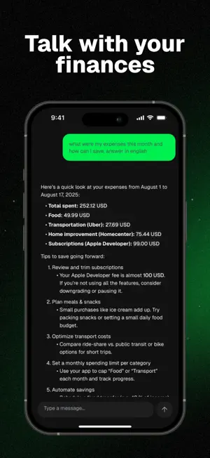 Monica: Gestor financiero screenshot 2