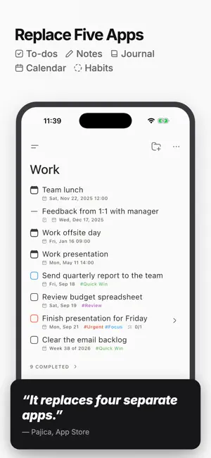 Bullet: Daily Planner, Journal screenshot 2