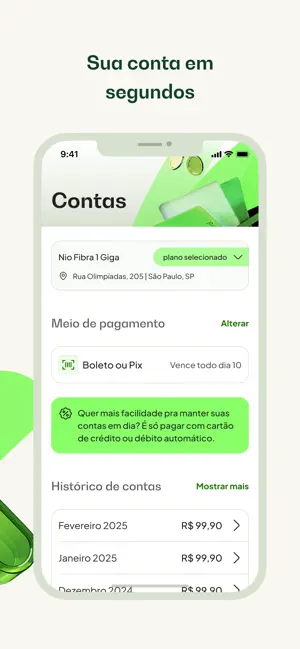 Nio: internet fibra iPhone screenshot 4