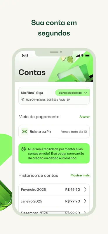 Nio: internet fibra screenshot 4 of 6