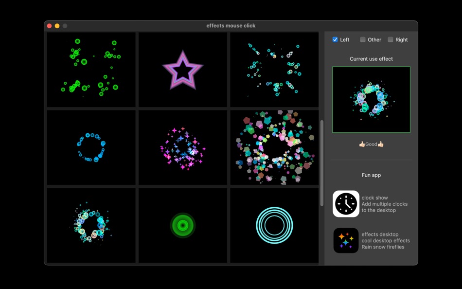 #3. effects mouse click (macOS) Podle: 海丽 任