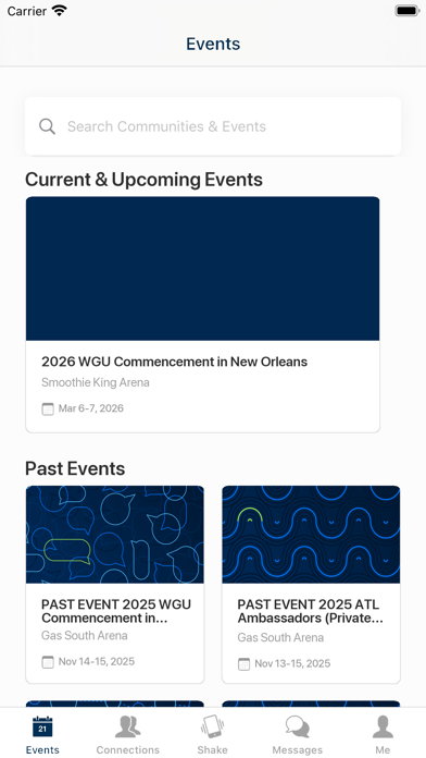 Screenshot 2 of Commencement WGU App