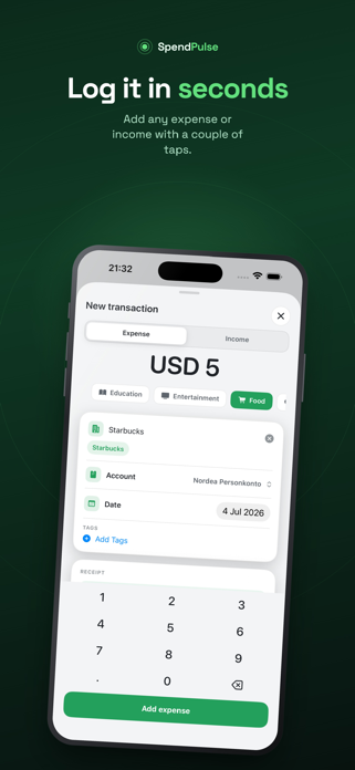 Spend Pulse: Money Tracker Screenshot 7 of 7