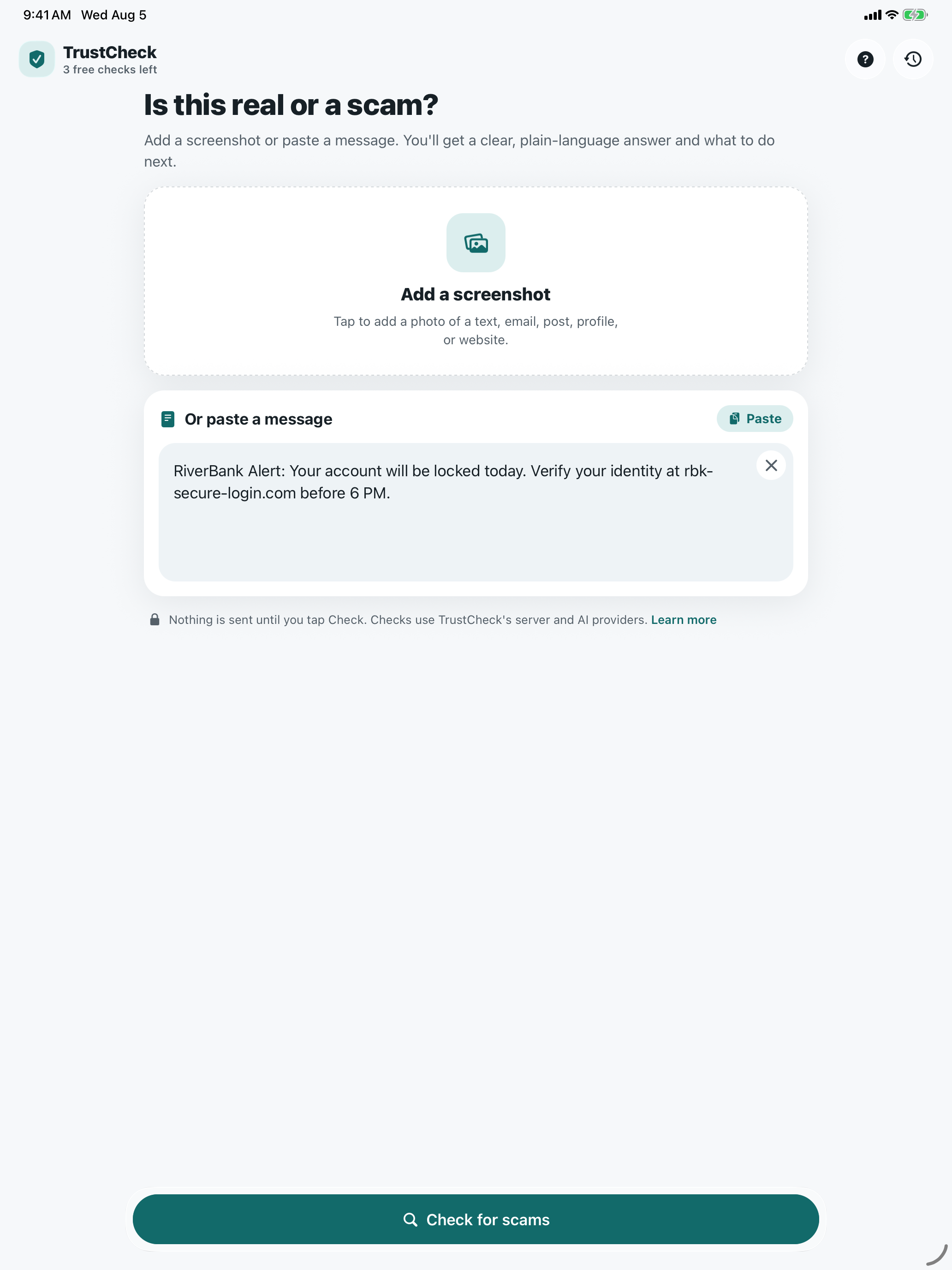 TrustCheck Scam Scanner screenshot 6