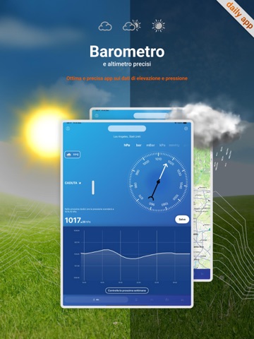 Barometro e altimetro precisi iPad screenshot 1