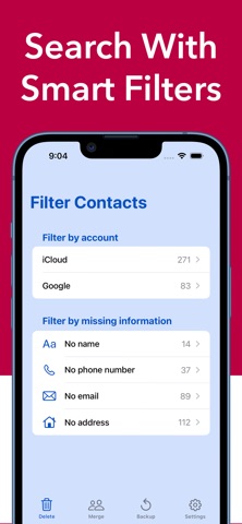 Delete Contacts Pro. screenshot