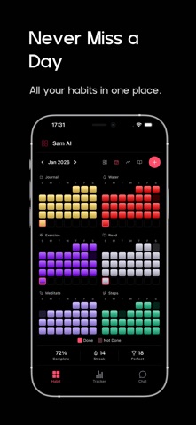 Habit Tracker by Sam AI Screenshot 2 of 9