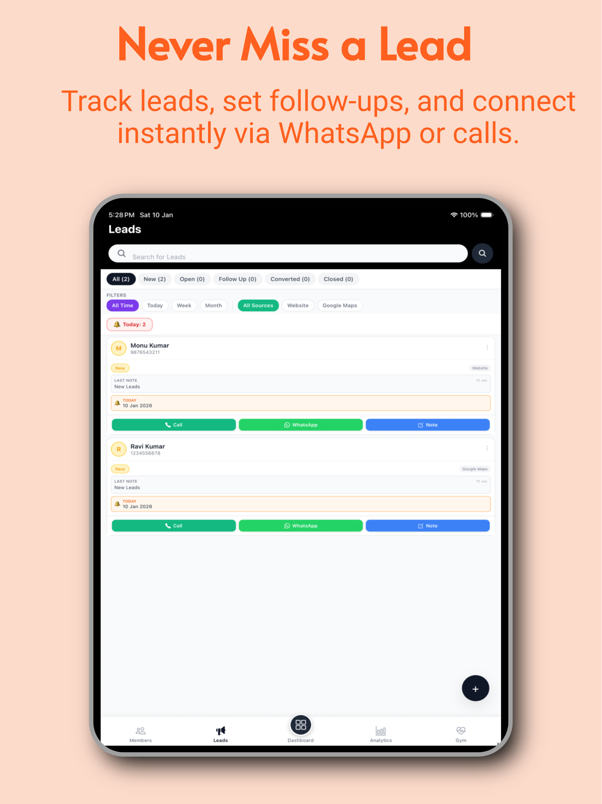Zymgoo Partner – Gym CRM App