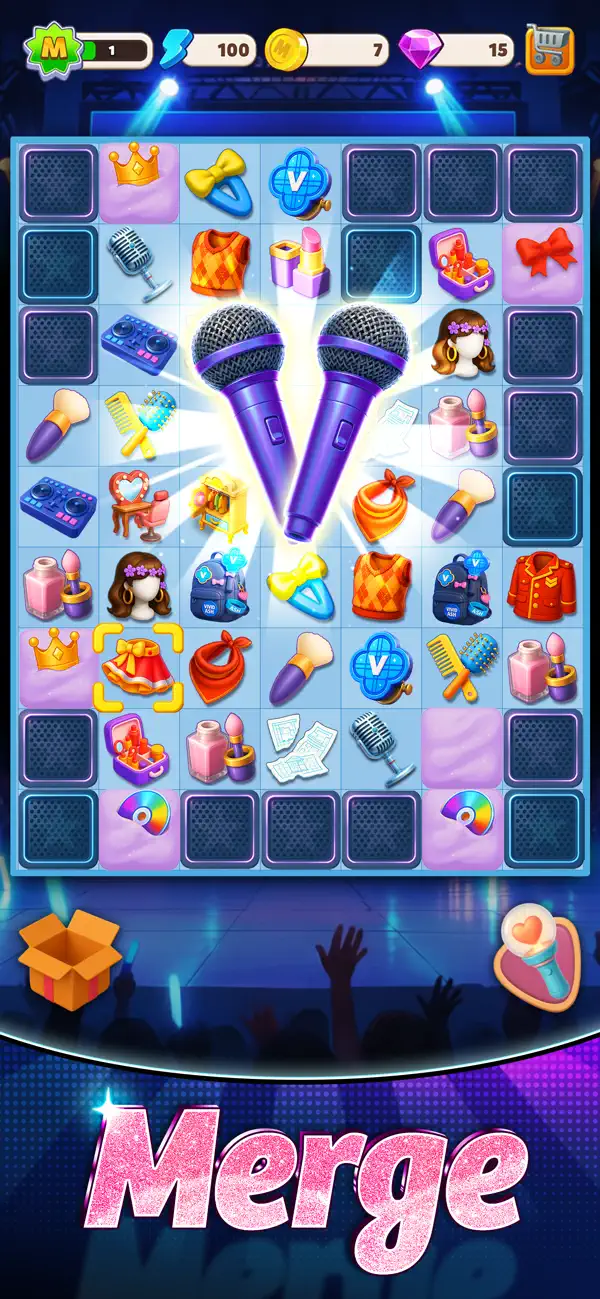 #2. Merge Idol : Merge & Story (iOS) 由: PLAYHARD